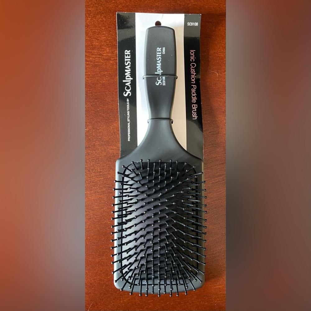 Scalpmaster Black Hair Brush with Nylon Bristles